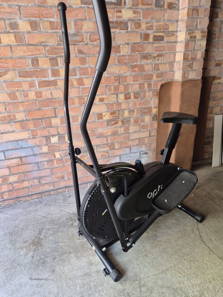 Opti 2 in 1 air cross trainer an exercise bike