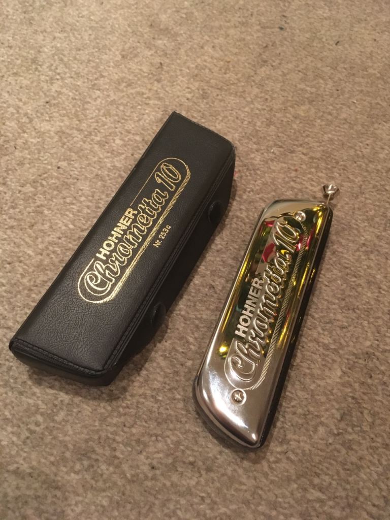 Hohner Chrometta 10 chromatic harmonica 