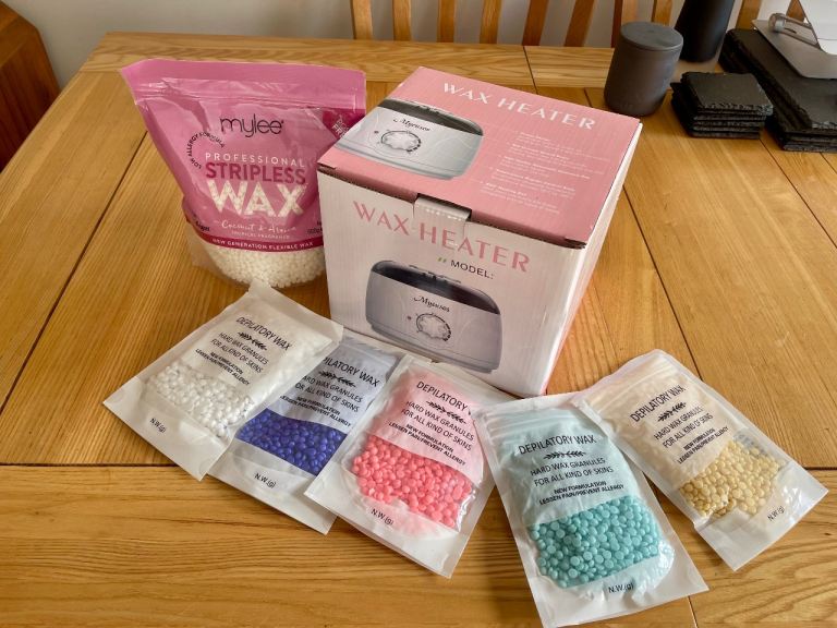 Wax Heater & Selection of Hard Wax Granules 