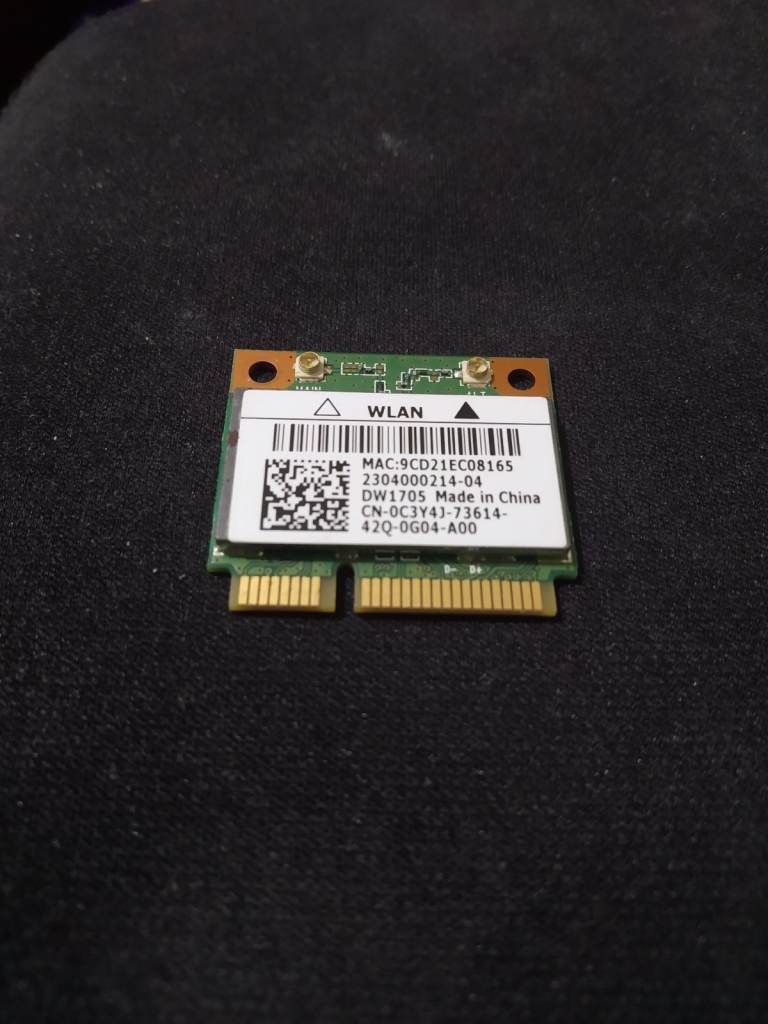 Dell DW1705 Wireless Combo Card Driver