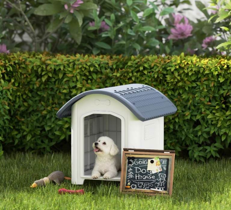 Pawhut outdoor dog kennel