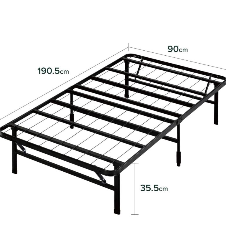 2x Folding Bed Frames - Single (90x190)
