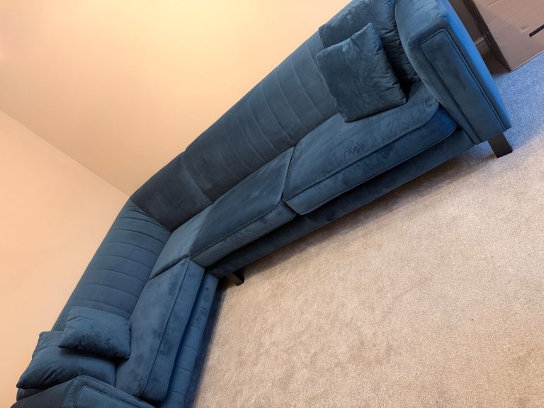 Ivy fluted corner sofa sofology 