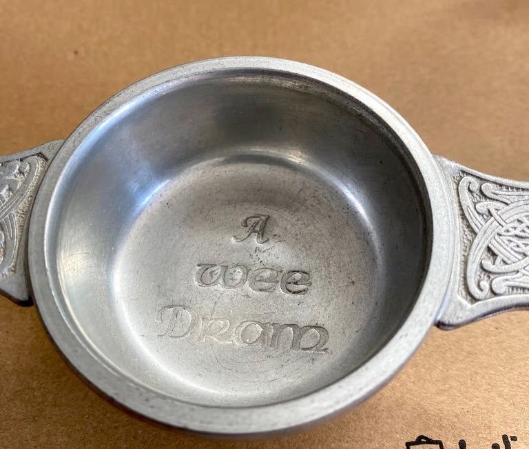 Various Scotch Whisky collectibles. Nosing glasses, water jugs etc. 