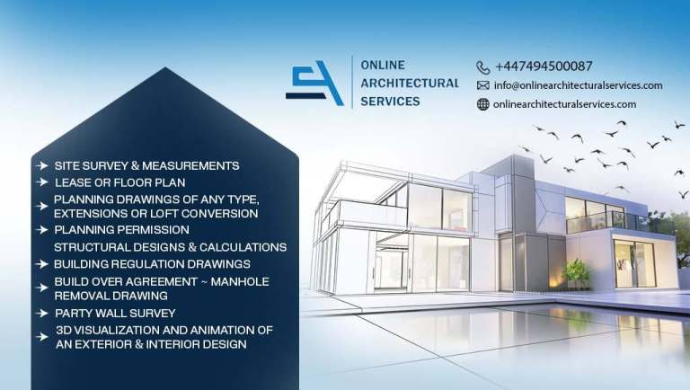 Architectural Services/ Planning Applications/ Drawings/ Extension/ Loft Design/ Structural Engineer