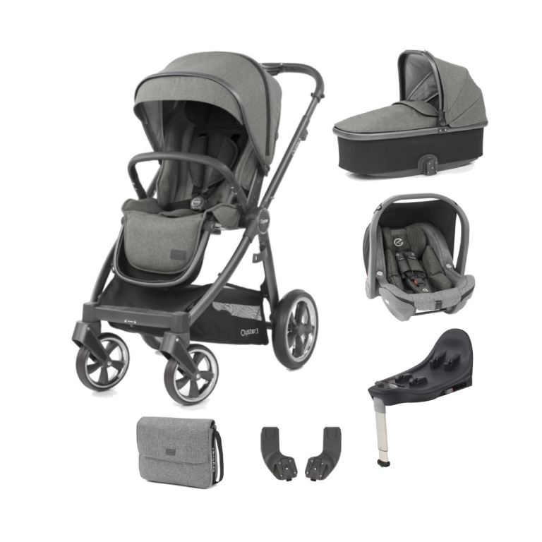 Oyster 3 Full Stroller Pram Travel System with Car Seat