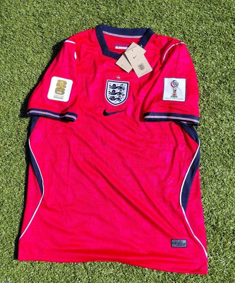 England 2026 football shirt away(Red)