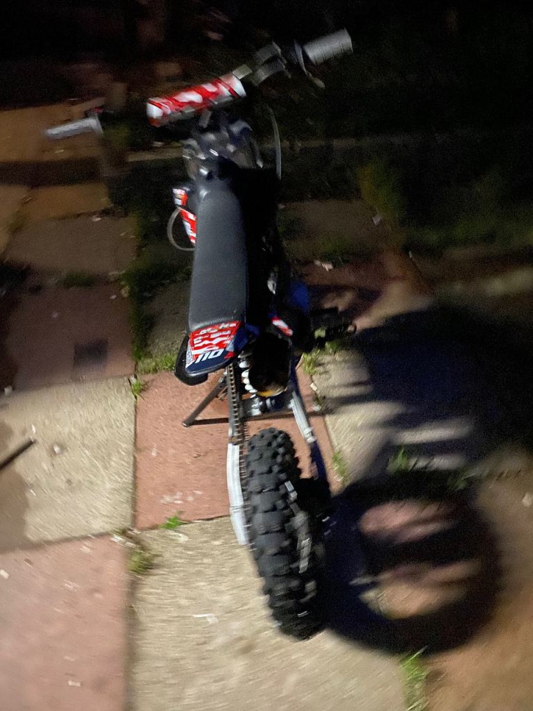 Engine swapped pit bike 