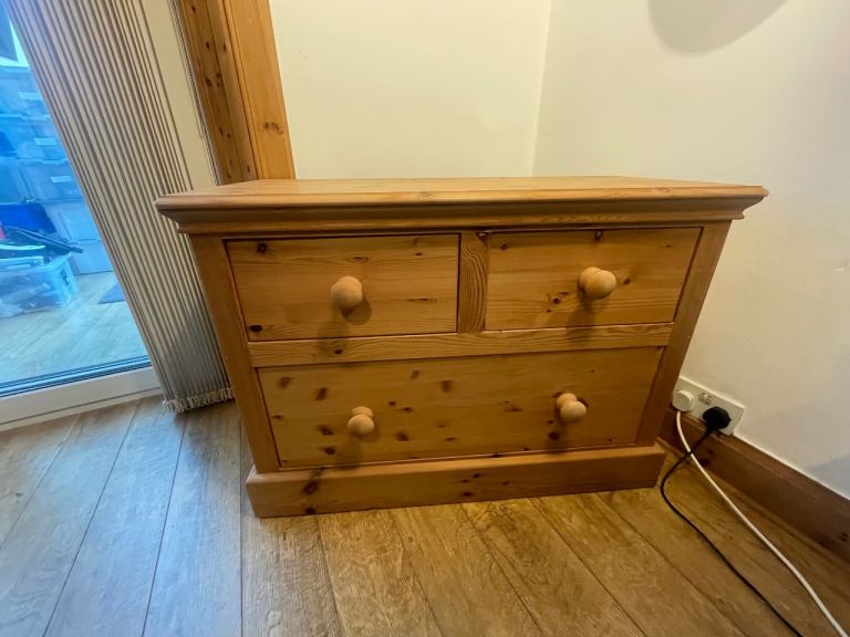 Solid Pine Chest of Drawers