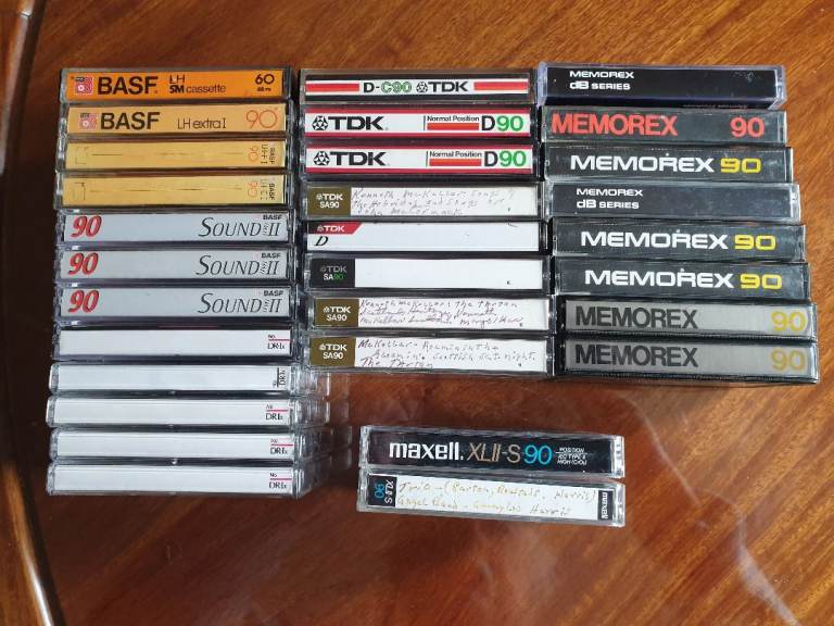30 Audio Cassette Tapes