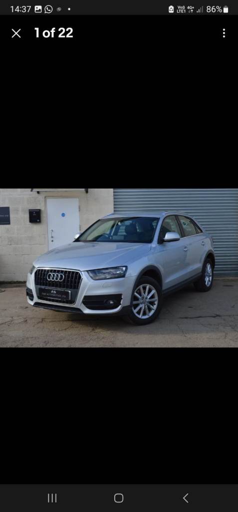 Audi, Q3, Estate, 2013, Manual, 1968 (cc), 5 doors
