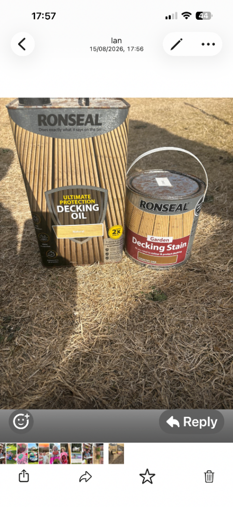Ronseal Decking Oil and Decking Stain – New, Unopened