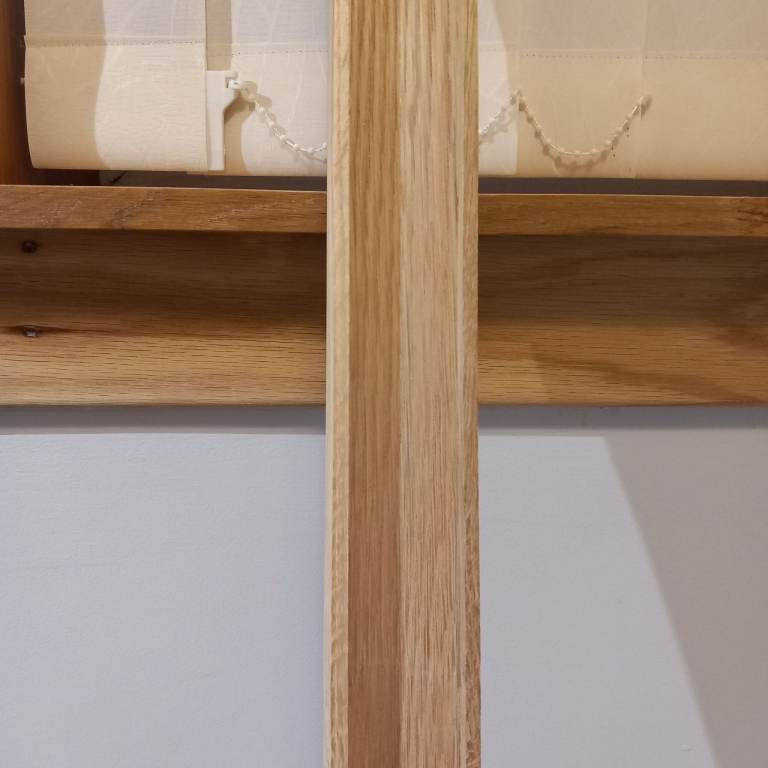Cottage loaf style solid oak handrail 