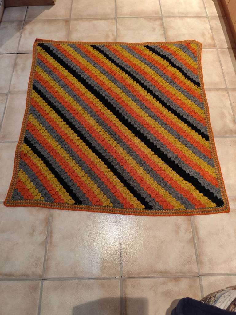 Crochet blanket handmade NEW