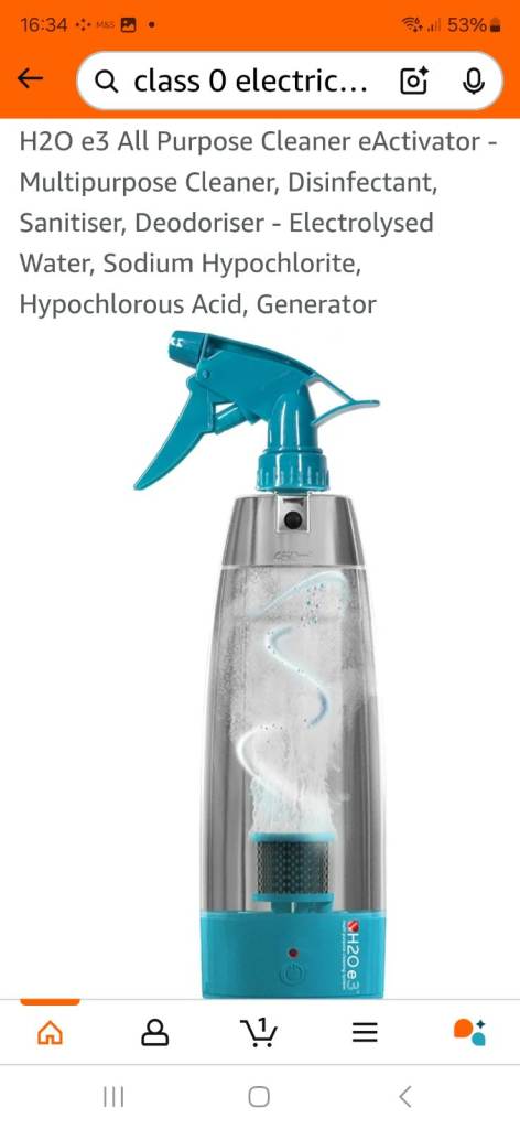 THANE H20e3 eActivator cleaning system 
