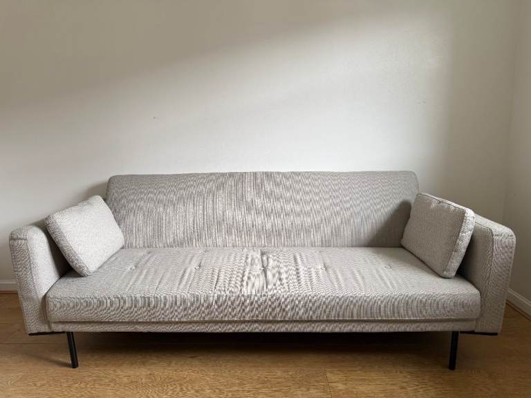 Hudson Click Clack Sofa Bed - Stone Grey