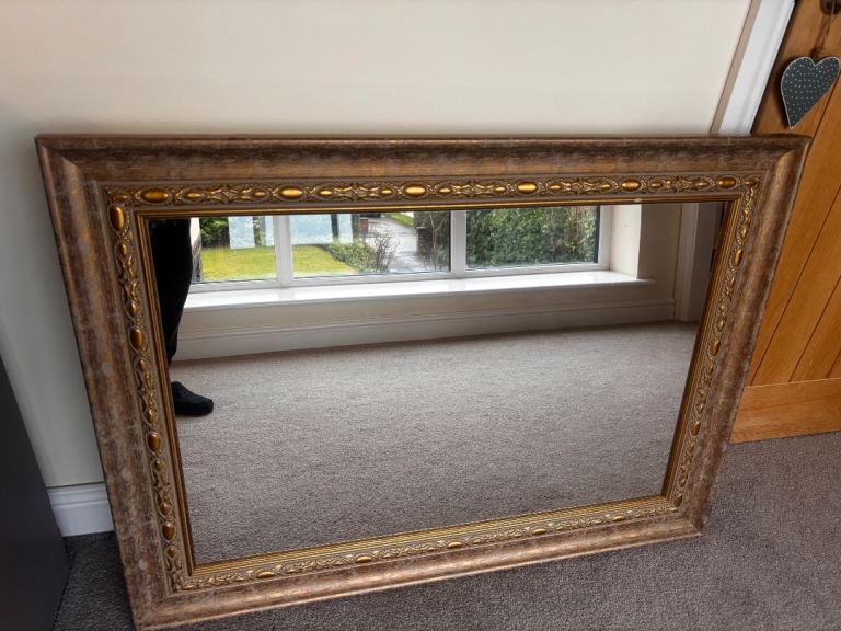 Large decorative wall mirror