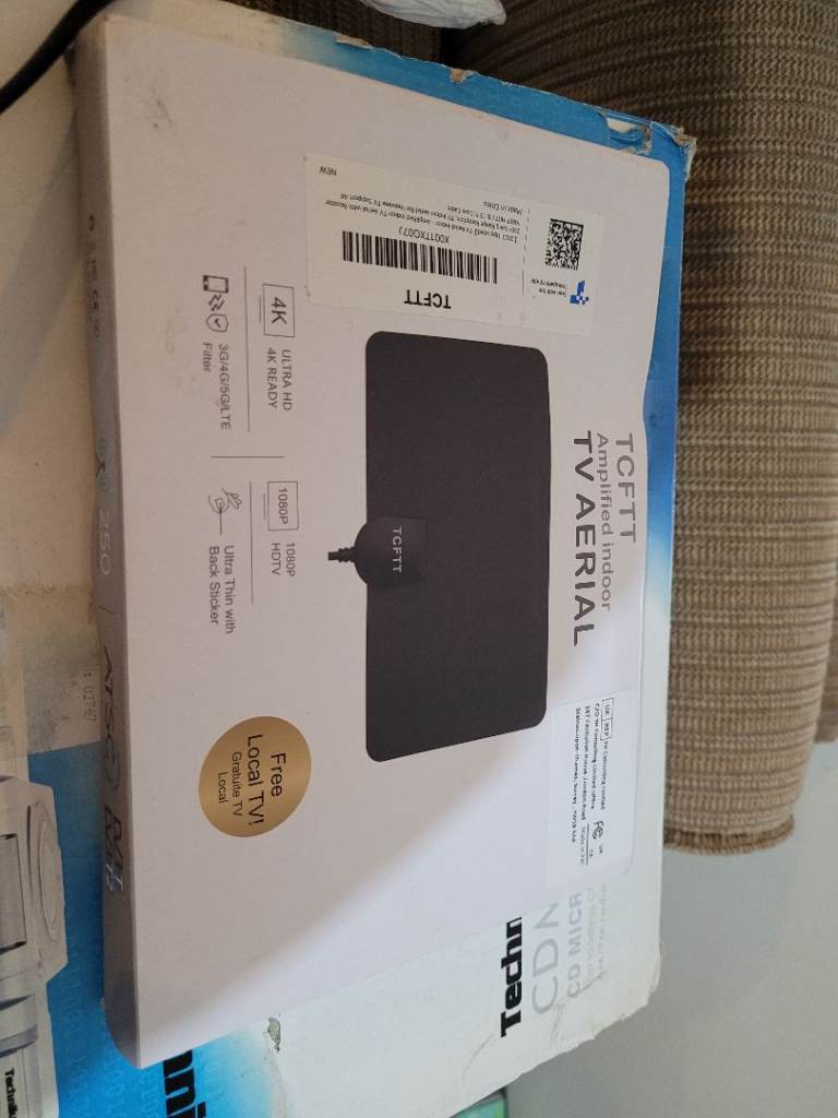 TCFTT Amplified Indoor TV Aerial