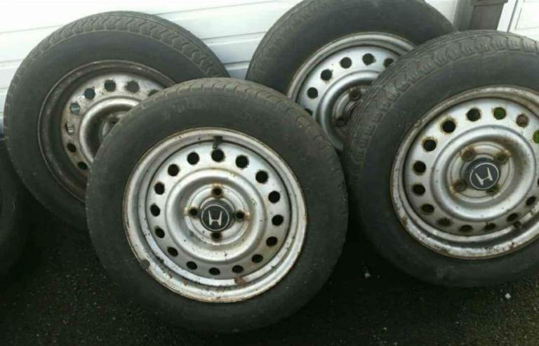 Honda Steel wheels classic retro old skool