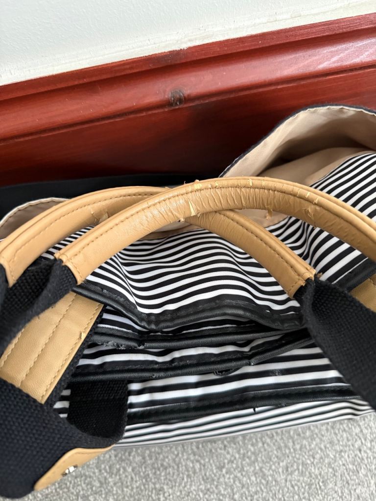 Skip Hop Striped Changing Bag – Fair Condition