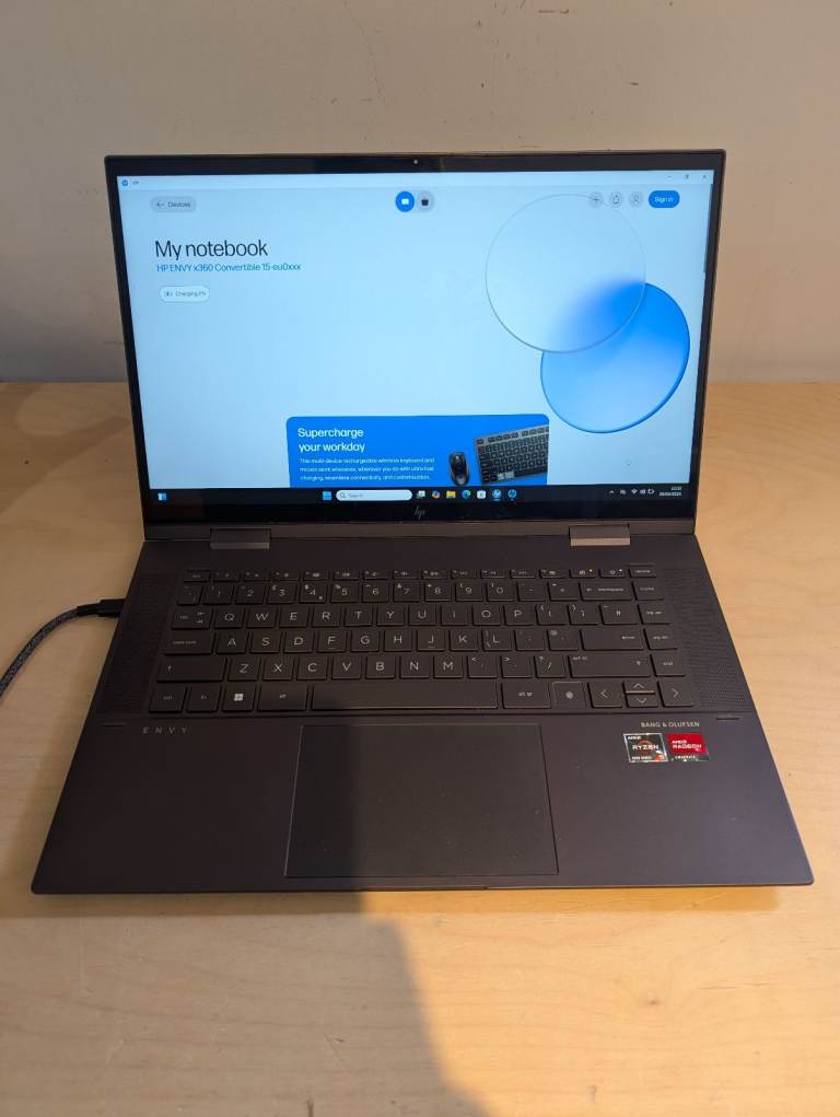HP Laptop - HP ENVY x360 - Ryzen 5 5500U - 8GB RAM - 512GB SSD - Convertible