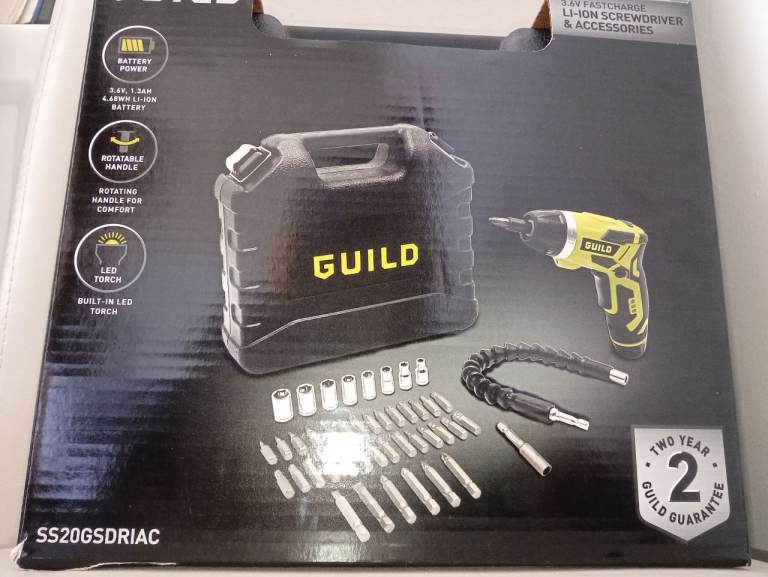 Guild Fast Charge Electric Screwdriver 3.6V
