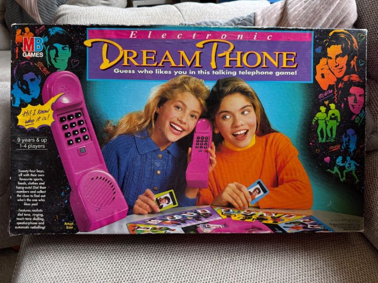 MB games electronic dream phone board game vintage 