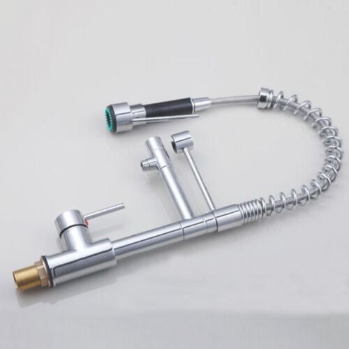 Brand New Boxes Modern Kitchen Sink Mixer Taps Swivel Single Handle Pull Out Spray