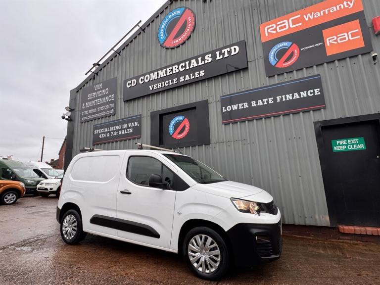 2020 Peugeot Partner 1.5HDI PROFESSIONAL L1 H1 SWB Low Roof Only 26,000 Miles Euro 6  PANEL VAN D...
