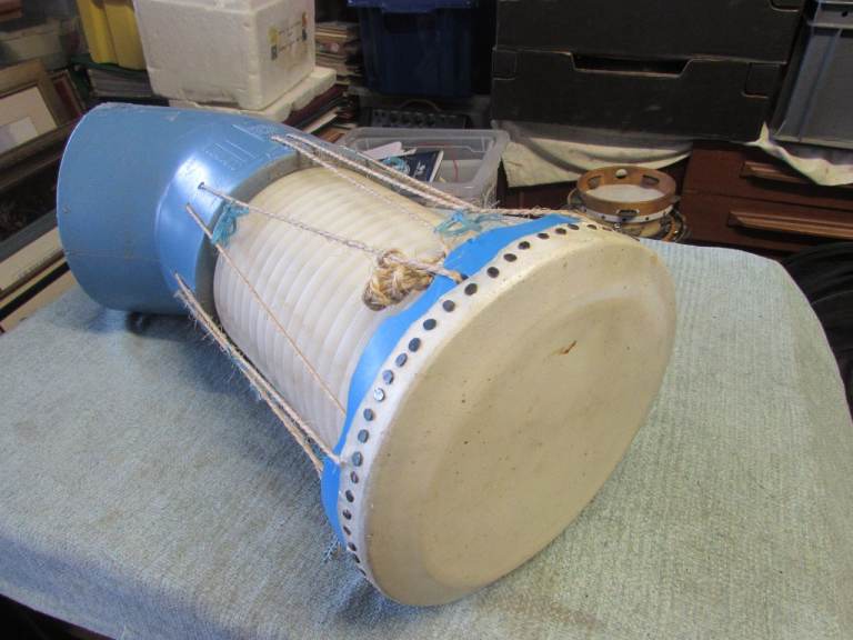 Unusual Drum made from a Fusamatic Coupling