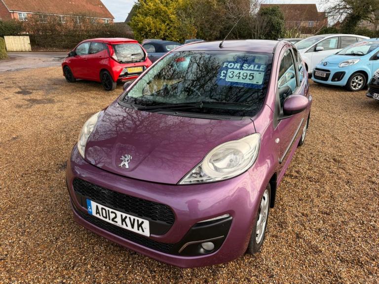 2012 Peugeot 107 1.0 Allure 3dr HATCHBACK Petrol Manual