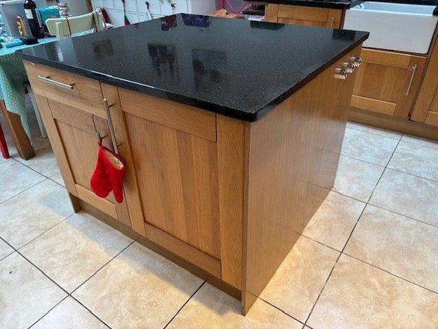 Granite Worktop with/without Kitchen Island Unit ( 2x drawers & 4x cupboards)