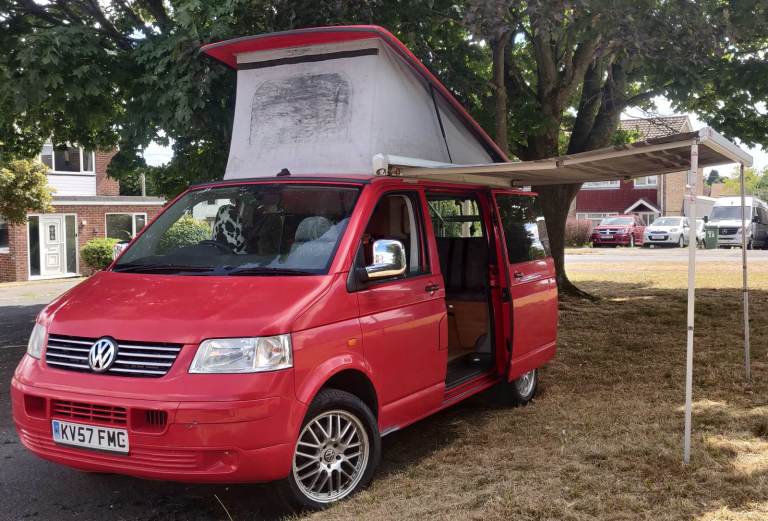 VW T5  2007 1.9 TDI Elite Campervan – Low 87k Miles – Pop Top & Complete Setup