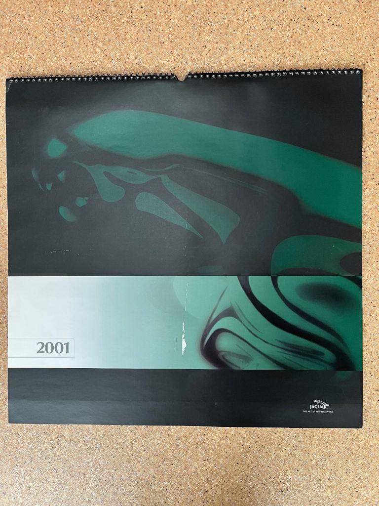 1991 -2001 Jaguar car calendars, great condition 