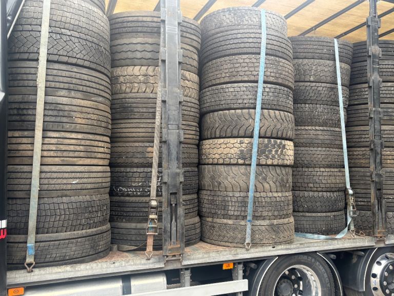 Truck tyres part worn 