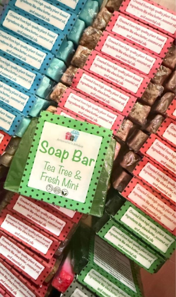 110 vegan soap bars - soap business start up