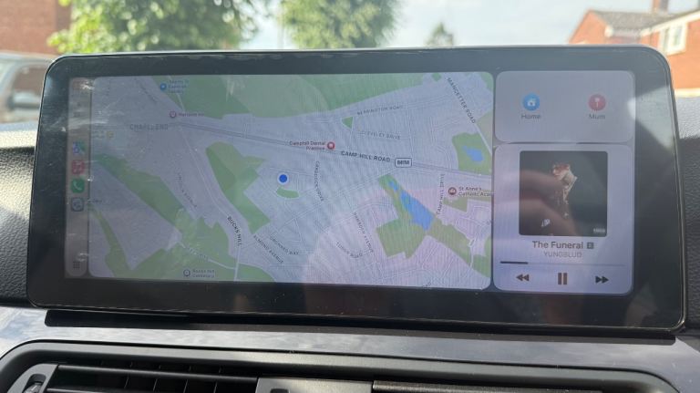 BMW 5 Series F10 F11 12.3” Wireless CarPlay Android Auto