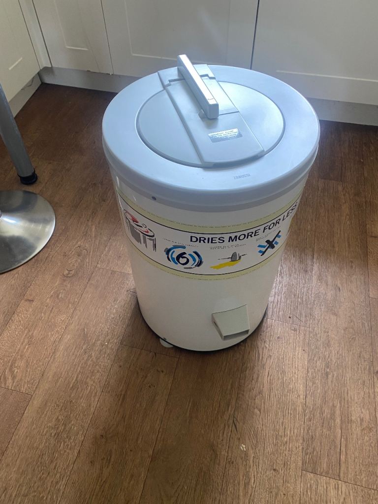 Compact Spin Dryer - White, Good Condition
