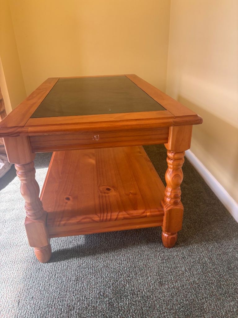 Coffee Table with glass top