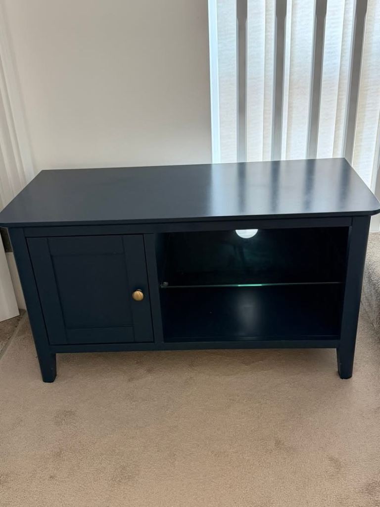 Navy TV stand furniture 
