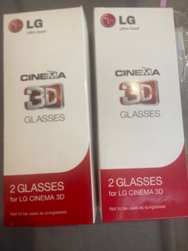 LG cinema 3D glasses 