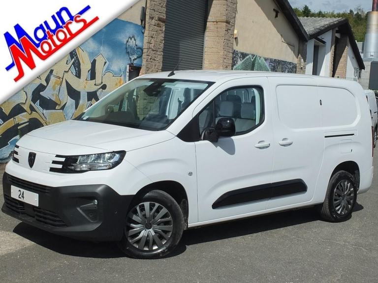 2024 Peugeot Partner 1000 Asphalt Long BlueHDi 100PS Euro 6 L2 Small Panel Van