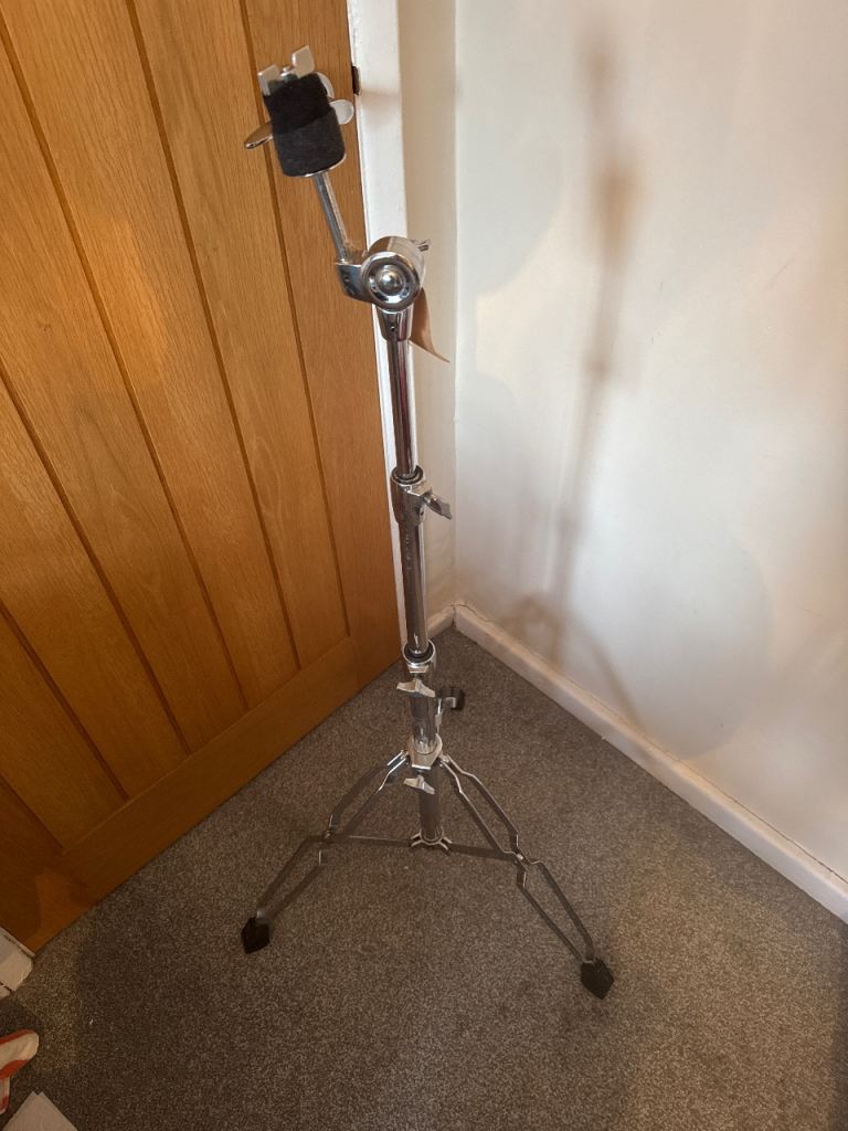 Drum Cymbal Stand – Good Condition, Chrome Finish
