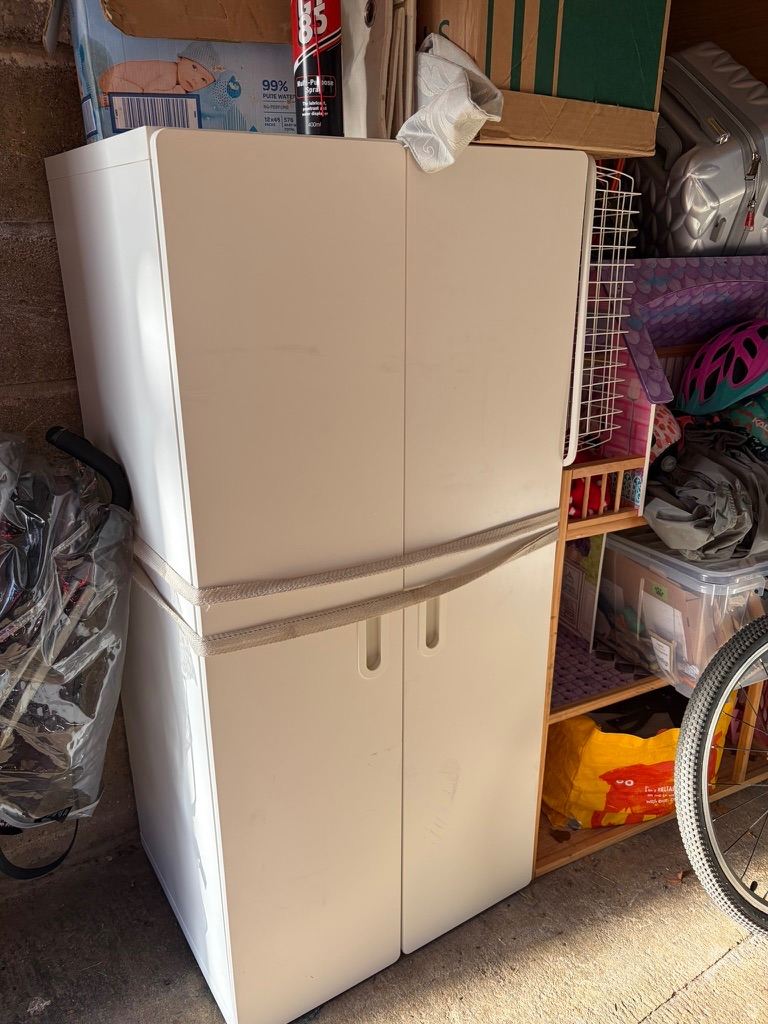 White wardrobe for children