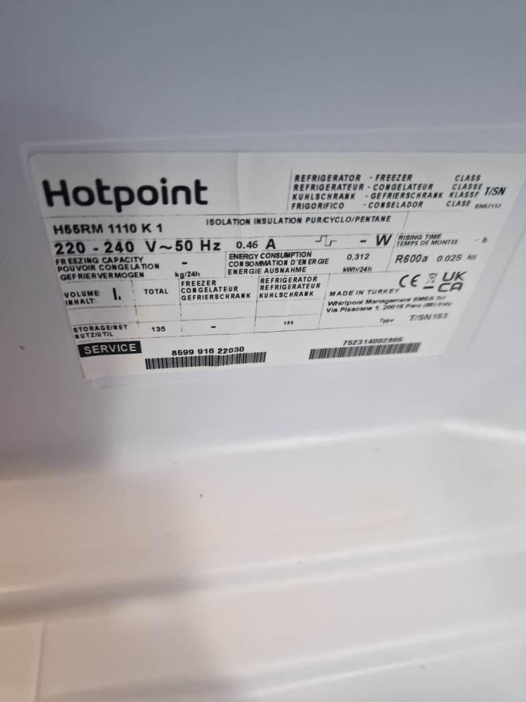 Hotpoint fridge