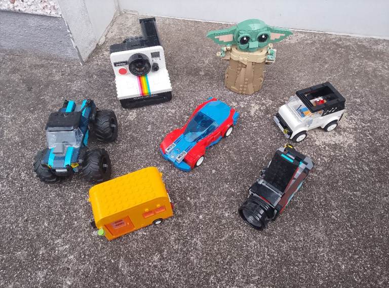 LEGO Toys Bundle - Cars, Camera & Grogu Figure