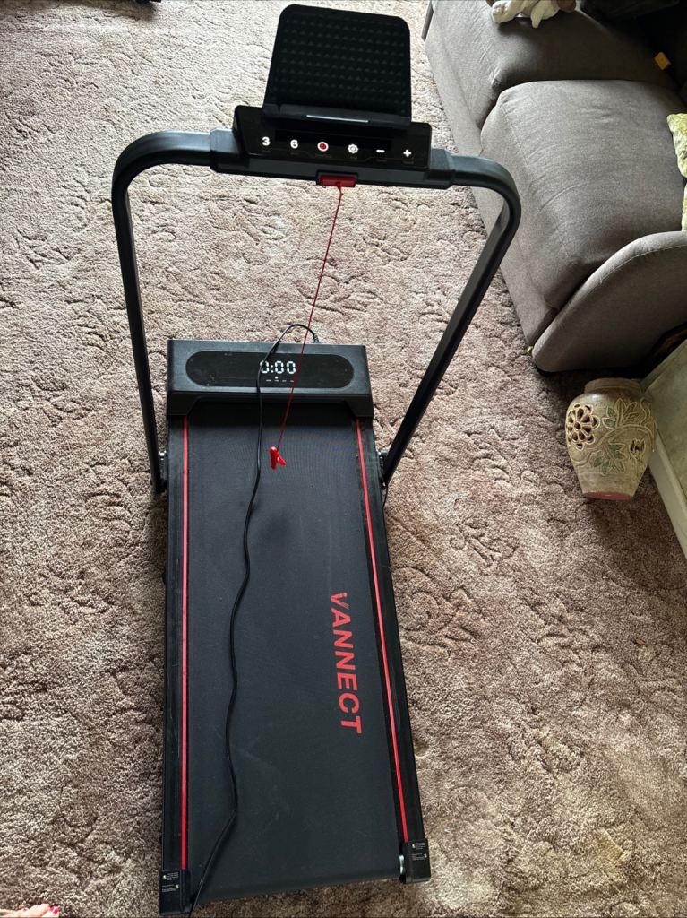 walking pad with rails