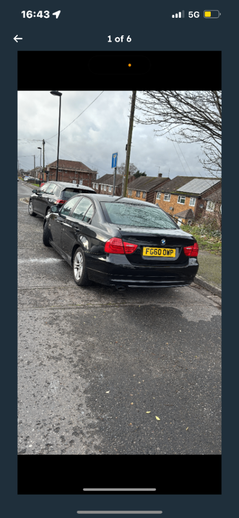 BMW, 3 SERIES, Saloon, 2010, Manual, 1995 (cc), 4 doors