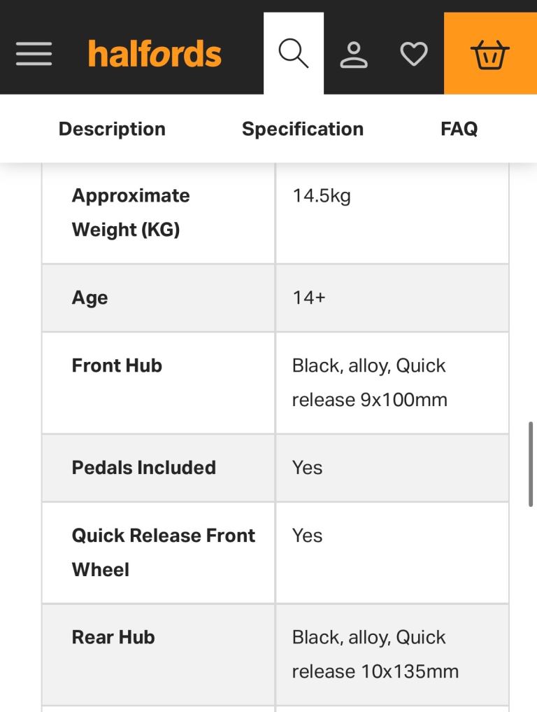 Woman’s Carrera Vengance mountain bike