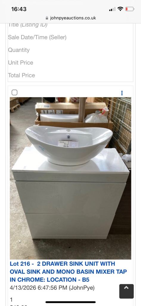 Sink, tap, and cabinet 